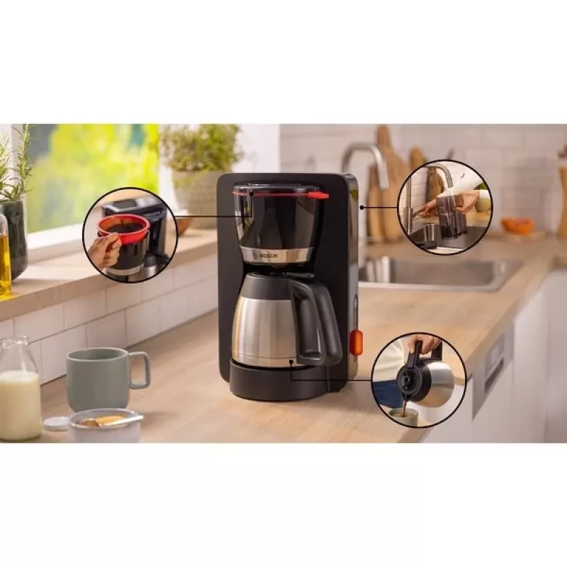 Máquina de café de filtro Bosch TKA6M273 1,1 L