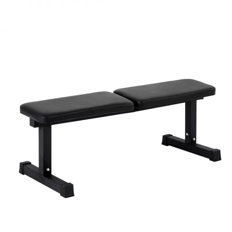 Banco de treino reto Rebel RBA-2000 – banco de halteres plano para exercícios de força e core