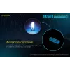 Nitecore TIKI GITD BLUE lanterna, série T, 300 lúmenes