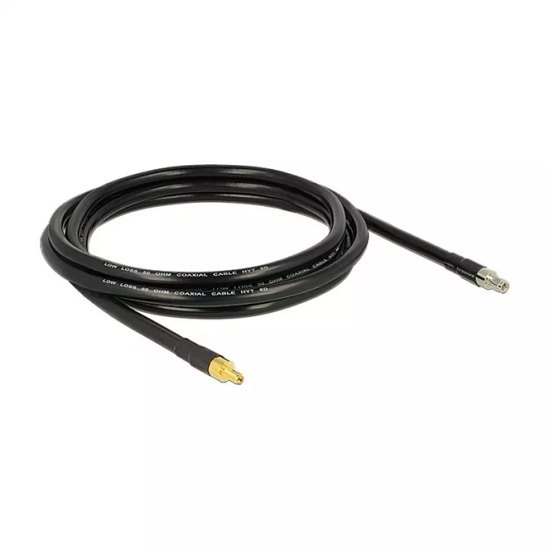 Cabo coaxial DeLOCK 13007 3 m SMA preto