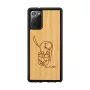 Capa protetora Man and Wood para Samsung Galaxy Note 20 com estampa de gatos e peixes