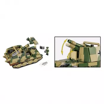Kit de construção Cobi SD.KFZ.138/1 Grille, 720 peças, modelo de exposição