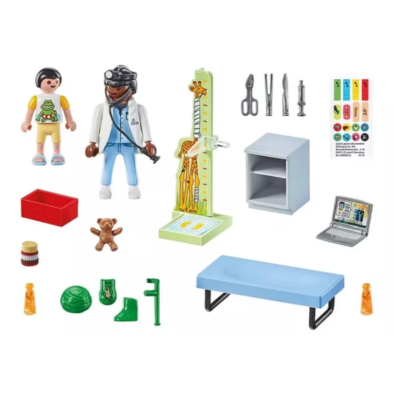 Conjunto de figuras Action Heroes 71619 Pediatra com ursinho de peluche