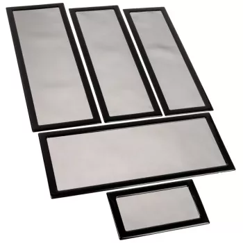 Conjunto de filtros de poeira Demciflex para Lian Li O11 Dynamic - preto/preto