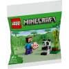 LEGO Minecraft Steve e Panda Bebé 30672 Saco de plástico