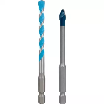 Conjunto de brocas Bosch Expert HEX-9 MultiConstruction 6 mm, 2 peças