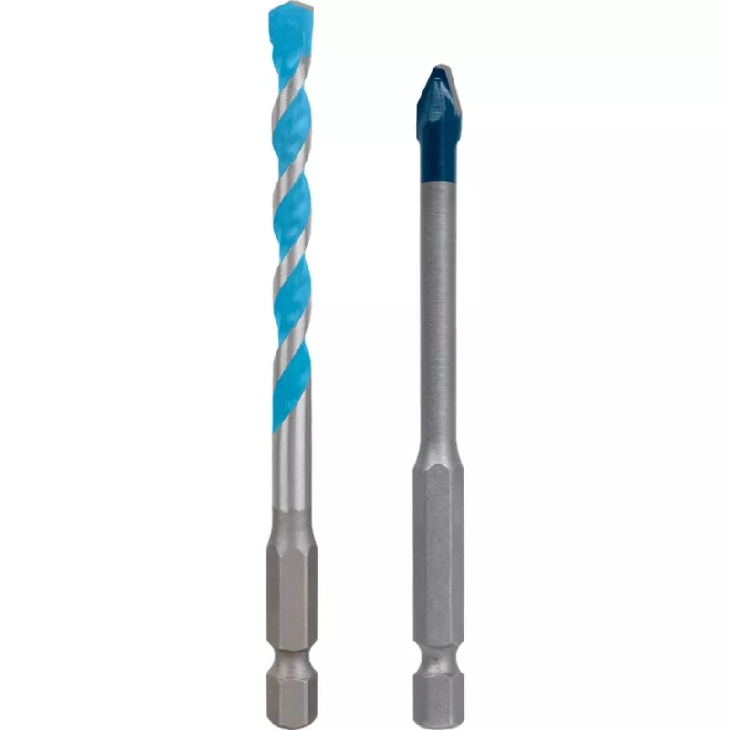 Conjunto de brocas Bosch Expert HEX-9 MultiConstruction 6 mm, 2 peças