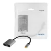 LogiLink CUA0103 cabo USB 3.2 Gen1 Type-C para HDMI-A 0,15 m preto cinzento