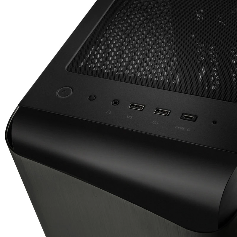 SilverStone Seta A1 Midi-Tower, vidro temperado - preto