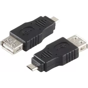 Cabo adaptador de género USB Micro-B USB A ShiverPeaks BS33905