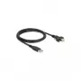Cabo USB DeLOCK 83594 USB 2.0 1 m USB A USB B preto