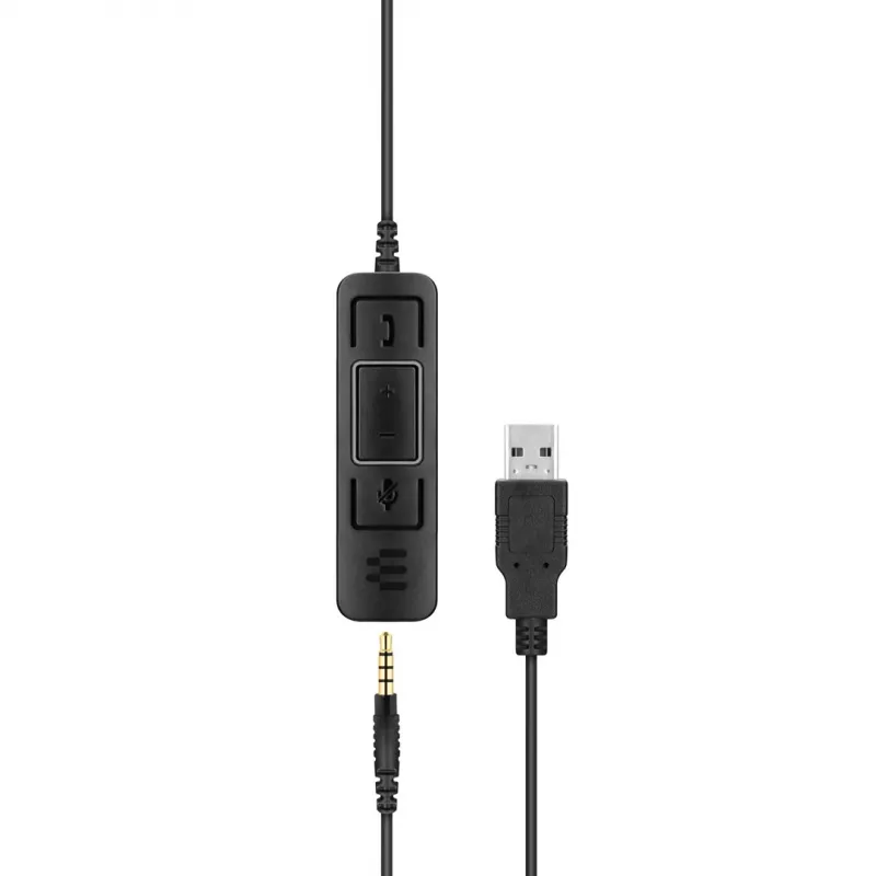 EPOS | SENNHEISER IMPACT SC 75 USB MS headset com fios de arco de cabeça conectividade/música USB Type-A preto