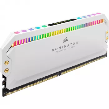 DIMM 32 GB DDR5-5200 2x 16 GB kit duplo branco Dominator Platinum RGB INTEL XMP
