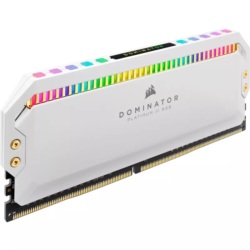 DIMM 32 GB DDR5-5200 2x 16 GB kit duplo branco Dominator Platinum RGB INTEL XMP