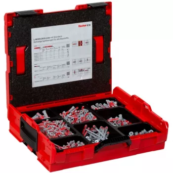 Conjunto de buchas Fischer L-BOXX 833 peças