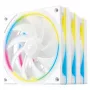 Ventoinha de arrefecimento para PC DeepCool FL12R SE 3in1 Branco — kit de 3 ventoinhas, versão branca