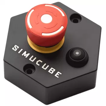 Botão Simucube Premium Interruptor de corte de binário, preto/vermelho, 120×120×70 mm