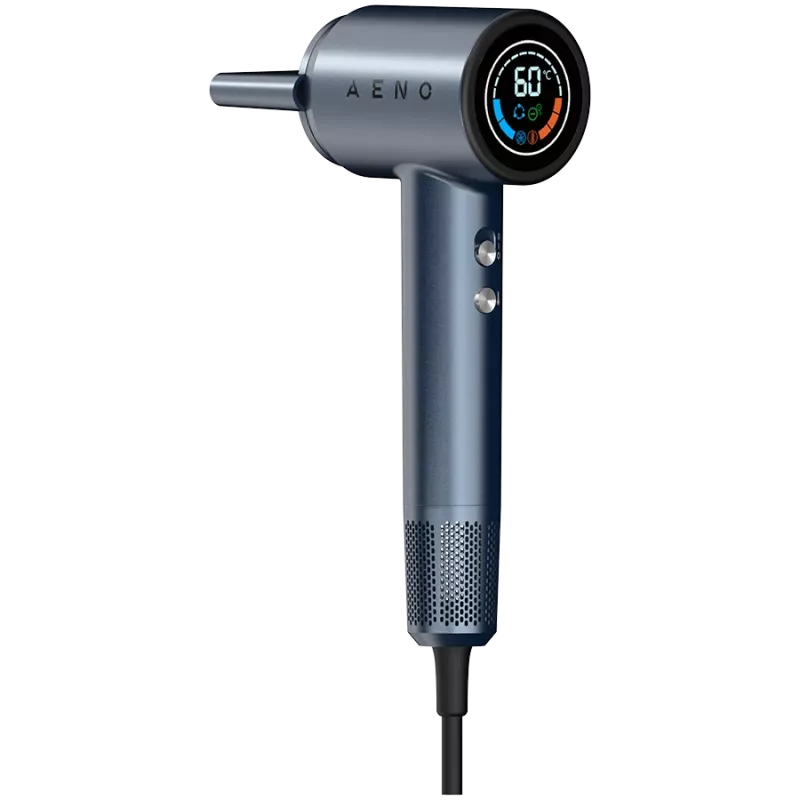 Secador de cabelo de alta velocidade, 220V-240V~50-60Hz, 1500W, tecnologia de iões, LCD, 6+ modos de circulação, 110.000 rpm, menos de 75 dB