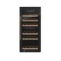 Caso | Garrafeira inteligente | WineExclusive 24 | Classe de eficiência energética G | Vitrina | Capacidade para 24 garrafas | Tecnologia de refrigeração por compressor | Preto