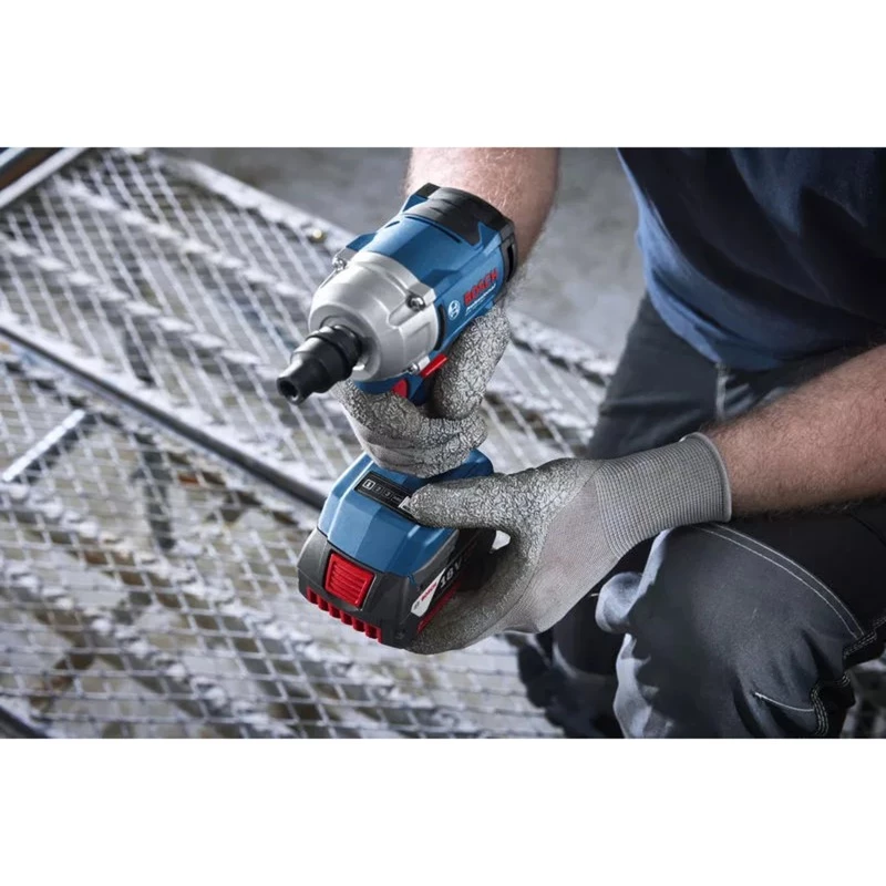 Chave de impacto sem fio GDS 18V-350 Professional solo, 18Volt (Azul, sem bateria e carregador)