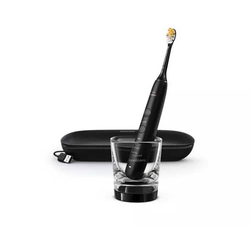 Escova de dentes elétrica Philips HX9911/17 adulto escova de dentes sónica preto