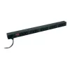 APC RACK PDU BASIC ZERO U 10A 230V régua de tomadas (PDU) 15 saídas AC 0U preto