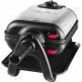 Máquina de waffles Tefal WM756D 2 waffles 1200 W preto, aço inoxidável