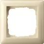 Moldura GIRA 1 módulo 021101 Standard 55 branco-creme 021101