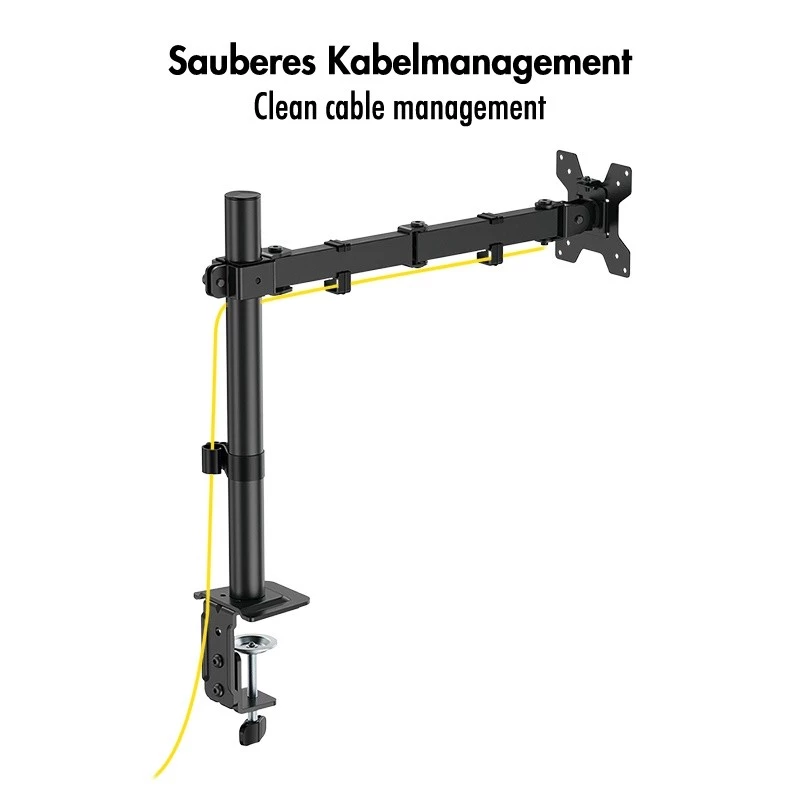 Suporte para monitor 17-32 polegadas, máx. 10 kg, aço