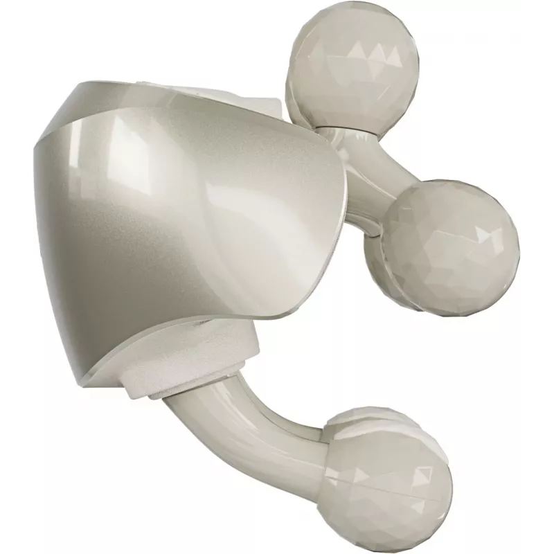 SKG H7 Ultra – cabeças de massagem cinzentas, massagem combinada, massagem por compressão, massagem por amassamento, massagem por vibração, pescoço, ombros, cinzento, plástico, botões, bateria