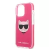 Karl Lagerfeld KLHCP13XTPECPI iPhone 13 Pro Max 6.7 capa rígida fúcsia/FUSCHIA Choupette Head