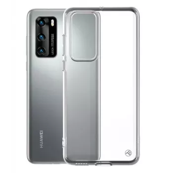Capa de silicone Tellur para Huawei P40, transparente