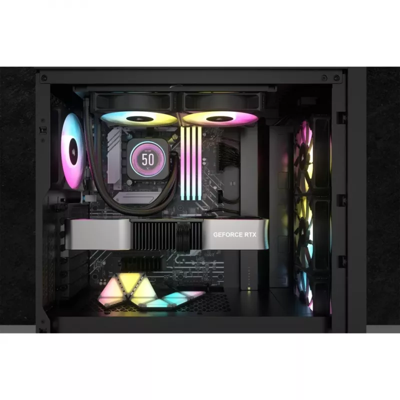 Sistema de refrigeração para computador Corsair CW-9060074-WW refrigerador líquido all-in-one para processador 12 cm preto 1 unid.