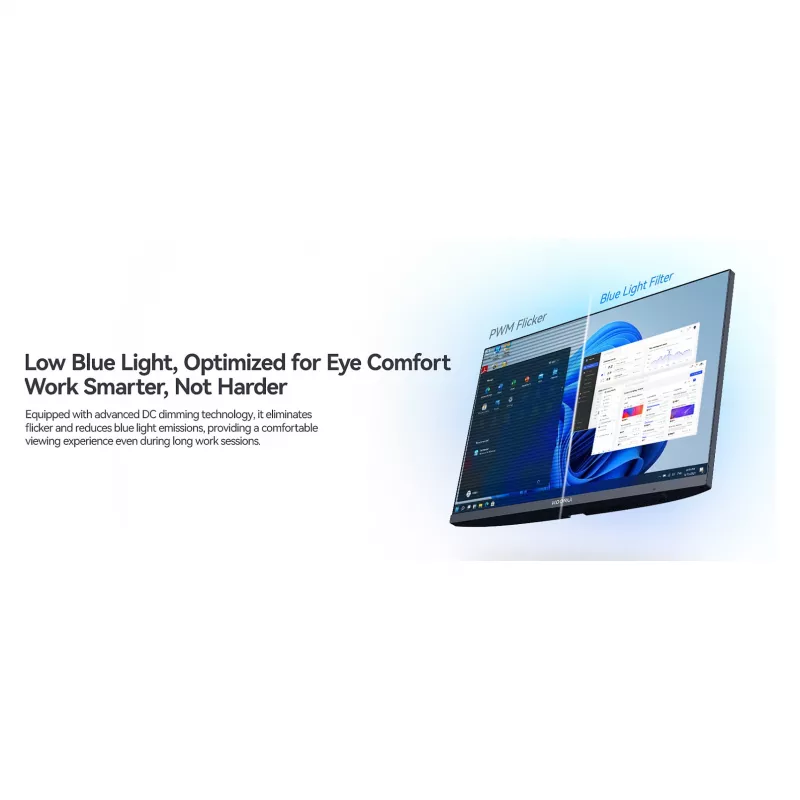 Monitor de computador Koorui E2711K 27 polegadas (68,6 cm) Full HD 1920x1080, 5 ms, ângulo de visão 178°, VESA, preto