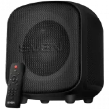 Altifalante SVEN PS-555, preto, potência de saída 65 W (RMS), TWS, Bluetooth, USB, microSD, telecomando, bateria de lítio
