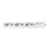 Extensão elétrica LogiLink LPS229 1,5 m 3 tomadas AC interior branco