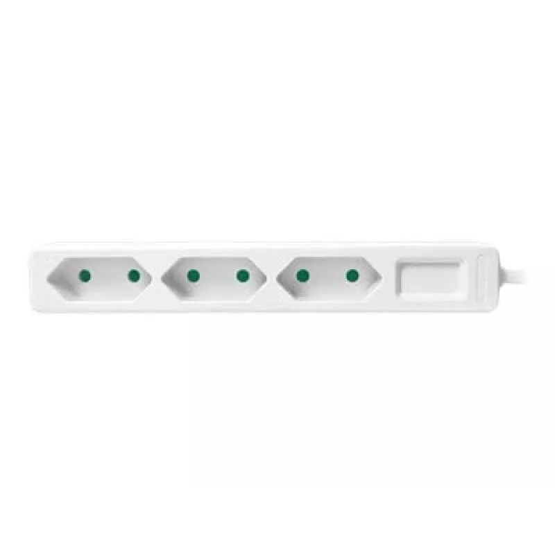 Extensão elétrica LogiLink LPS229 1,5 m 3 tomadas AC interior branco