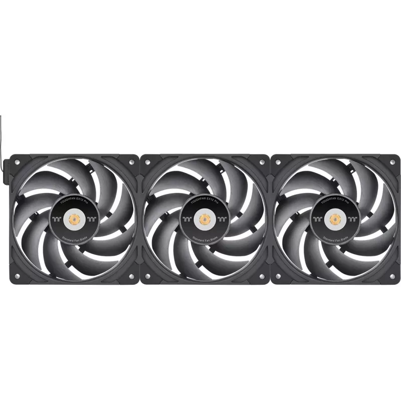 Thermaltake TOUGHFAN EX12 Pro Swappable Edition Ventoinha para Caixa 120mm Pack de 3 Preto