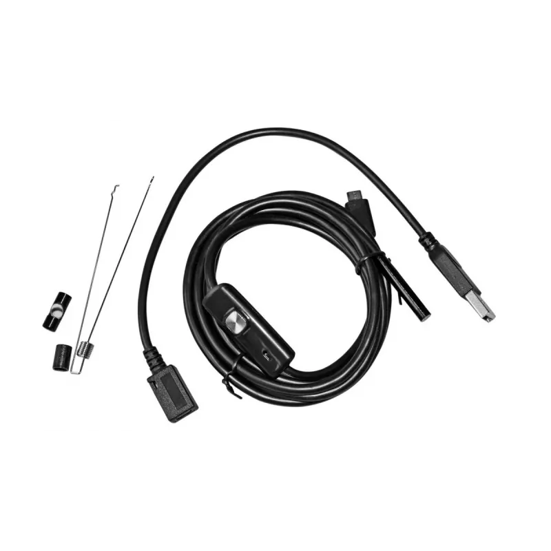 Endoscópio USB MEDIA-TECH ENDOSCOPE 66° CMOS, 640x480 30fps, IP67, 6 LEDs, íman e gancho