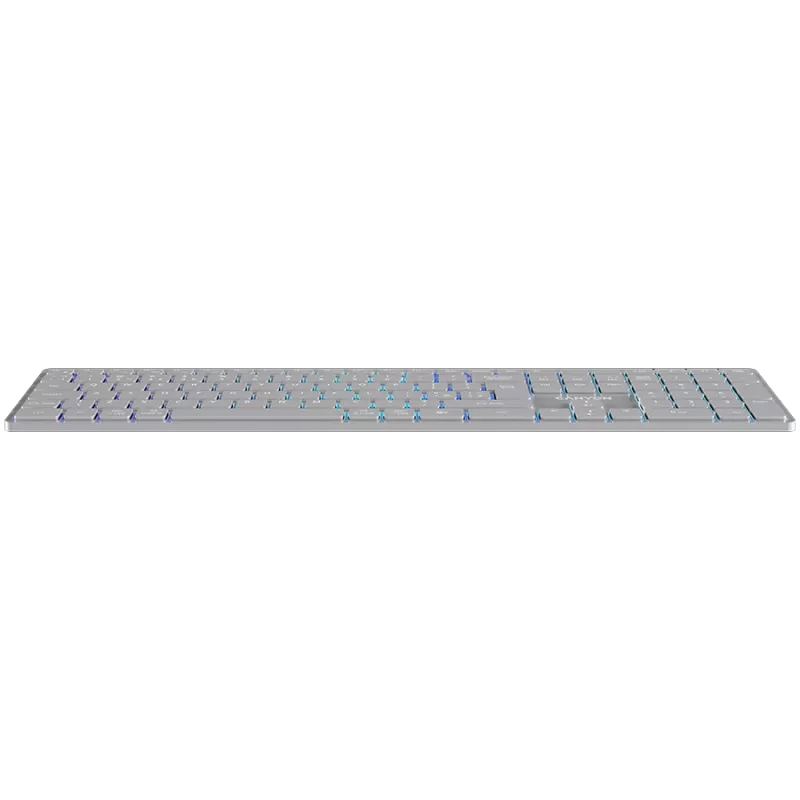 Teclado CANYON HKB-W11 UK/US RGB Dual Mode sem fios cinzento