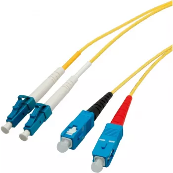 EFB-Elektronik jumper duplex LC-SC 9/125µ, OS2, LSZH, amarelo, 2.0mm, 15m Fabricante: EFB Elektronik (O0360.15)