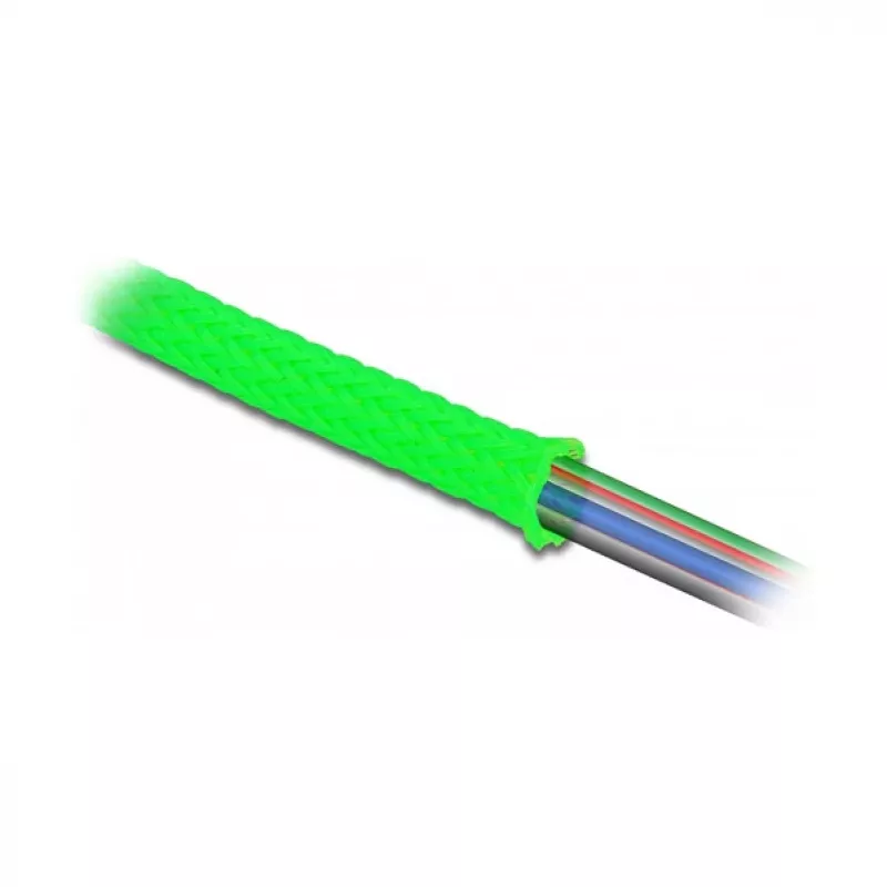 Revestimento de cabo DeLOCK 20744 verde