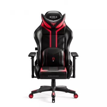 Cadeira gaming Diablo X-Ray 2.0 Normal Size preto, Red