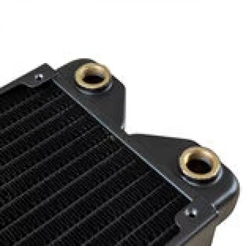 Radiador Alphacool R27-S420 420mm 18 FPI para refrigeração líquida, suportes para ventoinhas 3x120mm