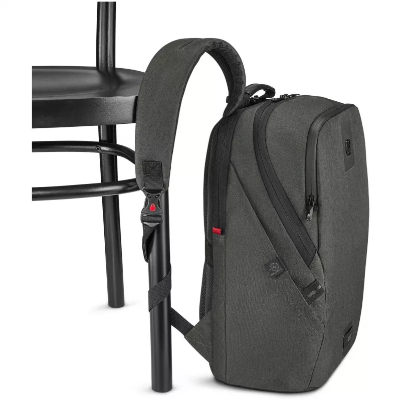 Mochila de lazer Wenger SwissGear MX Eco Light cinzento plástico reciclado