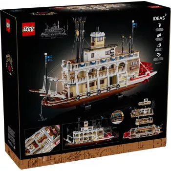 LEGO IDEAS 21356 Barco a Vapor do Rio