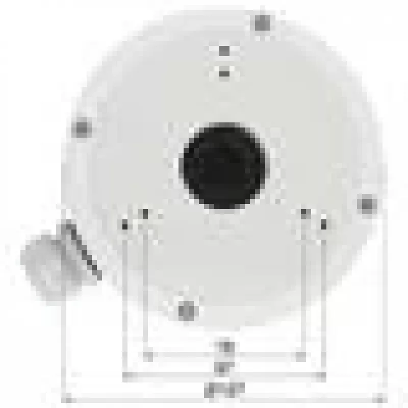 Caixa de ligação para acessórios de câmaras de segurança Hikvision Digital Technology DS-1280ZJ-M