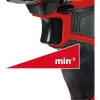 Berbequim aparafusador de punho de pistola Einhell TC-CD 18-2 Li, bucha de aperto rápido, bateria 1,5 Ah