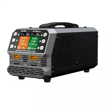 Carregador de baterias de lítio de canal duplo SkyRC PC1080neo