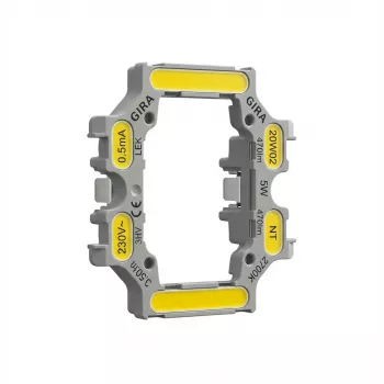 gira Dispositivo de proteção contra correntes de fuga LED T2 0,5 mA acessório 3792010 branco